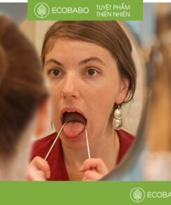 Vệ sinh lưỡi inox không gỉ cao cấp kháng khuẩn dễ dàng làm sạch | Ecobabo