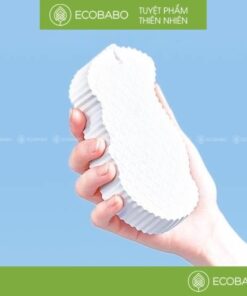 Bông Tắm cao su non cho bé nội địa Nhật Bản êm mềm làm sạch cao cấp từ imakara - Ecobabo